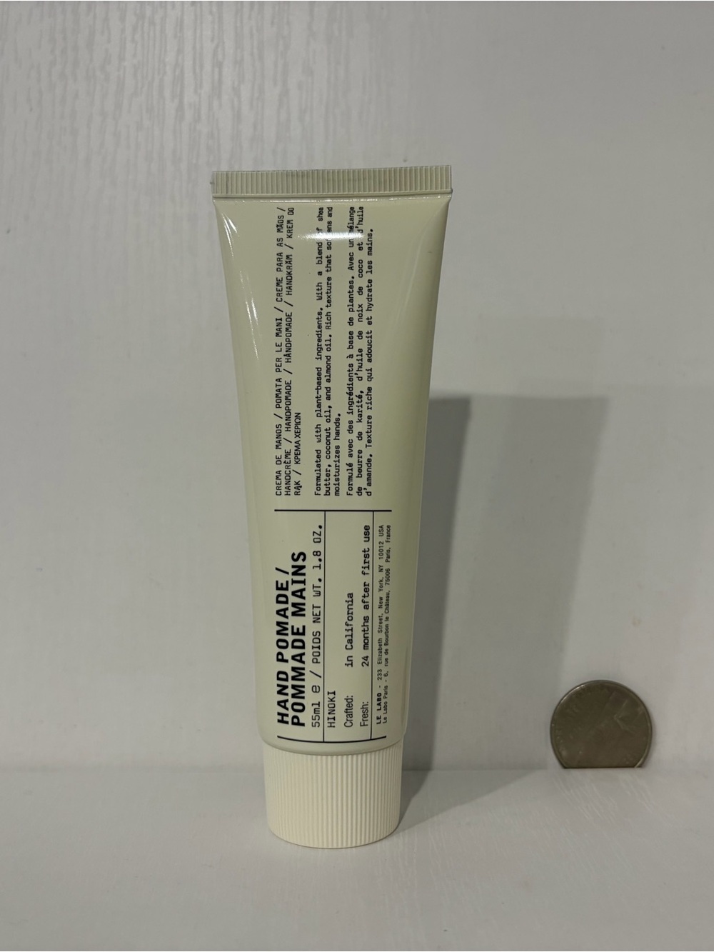 Le Labo Hand Pomade, ~Basil~, 55ml/1.8oz, Shea Butter Moisturizer Vegan Sealed